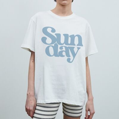 T-shirt Classique Blanc cassé Sunday 1S 1M