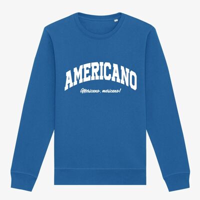 Klassisches Sweatshirt in Americano-Blau - S