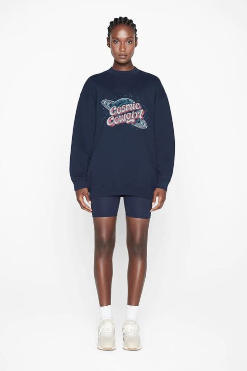 Sweatshirt Classique Marine Cosmic