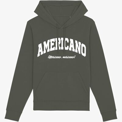 Klassischer Khaki Americano Hoodie Größe S