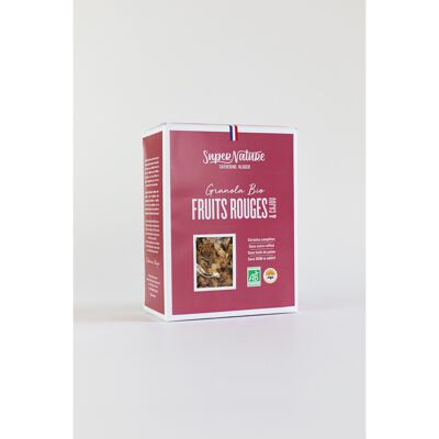 Granola Fruits Rouges en carton de 10 boites de 350 g