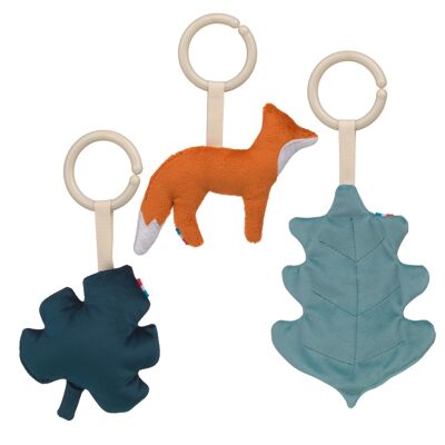 3 Fox hanging toys