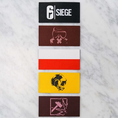 6 Siege Patch pack 1