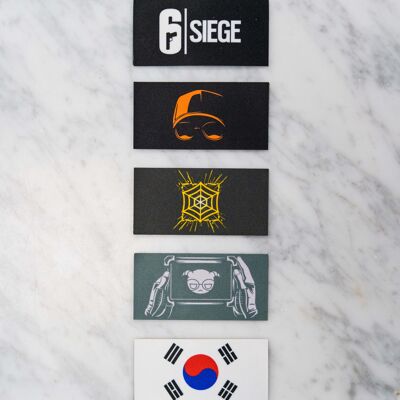 6 Siege Patch pack 3