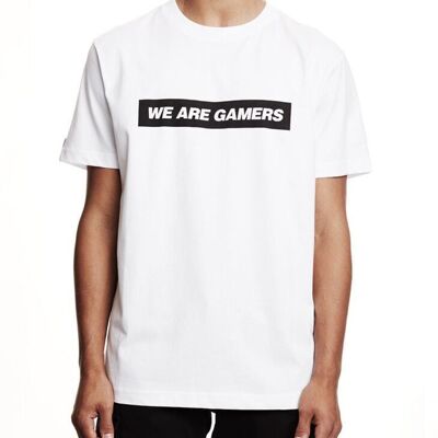 White We Are Gamers Tee