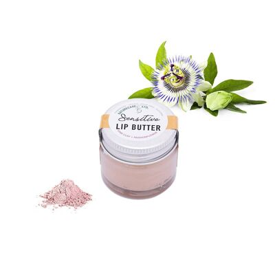 Sensitive Pink Clay & Passionflower Lip Butter