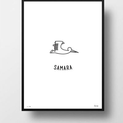 Affiche Monde, Samara