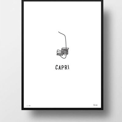 Affiche Monde, Capri