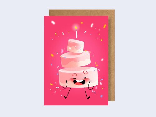 Happy birthday greeting card