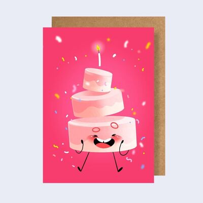 Happy birthday greeting card