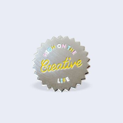 High on the creative life Hartemaille-Pin, Pin für Kreative