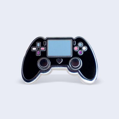 PlayStation-Emaille-Pin in Schwarz, Gamer-Geschenke, Gamer-Mädchen