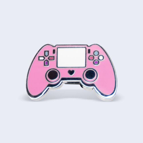 PlayStation Enamel Pin in Pink, Gamer Gifts, Gamer Girl