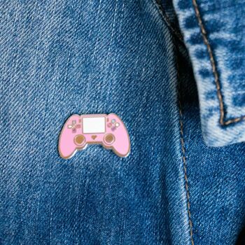 PlayStation émail Pin en rose, cadeaux Gamer, Gamer Girl 3