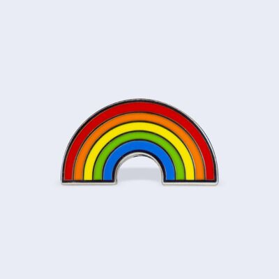 Pride Rainbow Emaille Pin, LQBT Pin, Queer Pin, Flag Pin