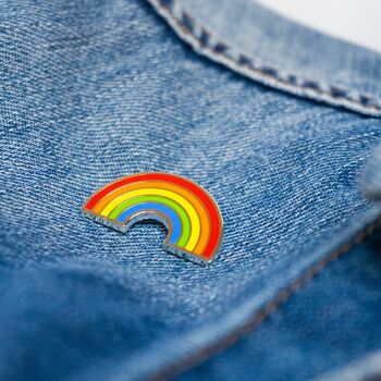 Broche en émail arc-en-ciel de fierté, broche LQBT, broche Queer, broche drapeau 4