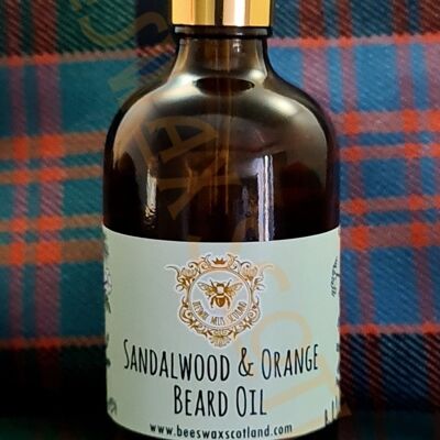 Sandalwood & Orange Beard Oil (100ml)