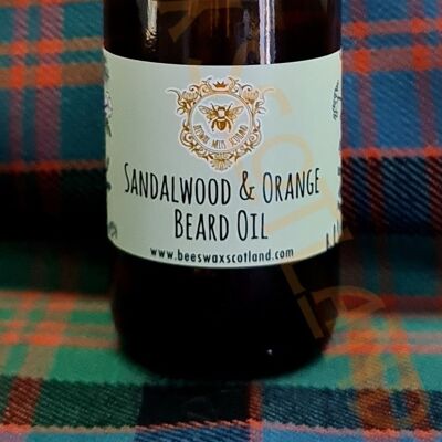 Sandalwood & Orange Beard Oil (100ml)