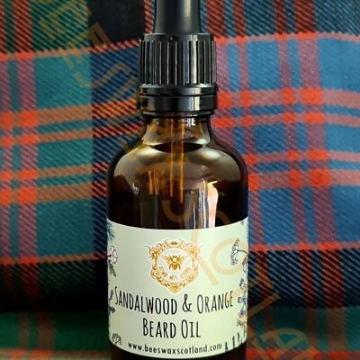Sandalwood & Orange Beard Oil (50ml)