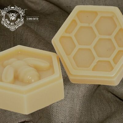 Unscented Beeswax Honeycomb Melts (Pair)