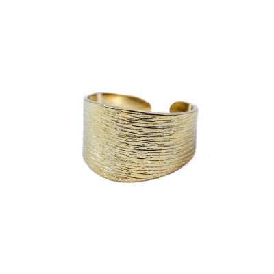 Medium Judith Gold Plated Ring