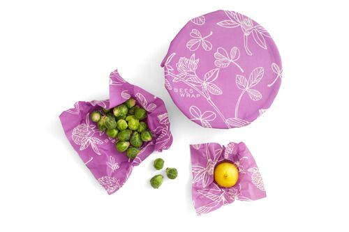 Bee's omslagdoek 3-pack Assorti "Mimi's Purple"