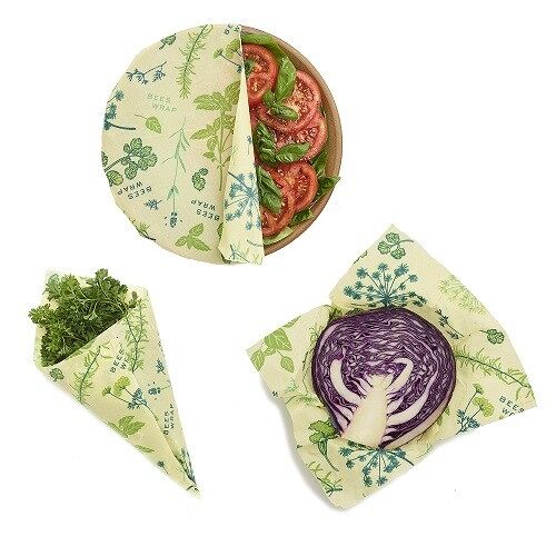 Bee's Wrap 3-pack assorti Herb Garden - VEGAN