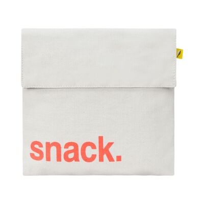 Fluf bags - Flip Snack Sack - 'Snack' Oranje