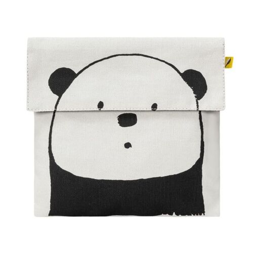 Fluf bags - Flip Snack Sack - Panda/Black