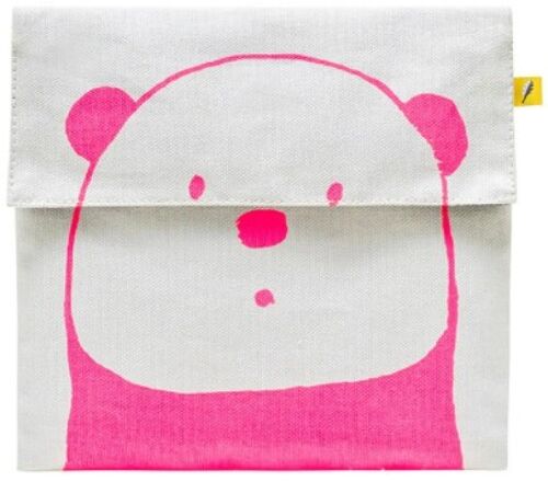 Fluf bags - Flip Snack bag - Panda/Pink