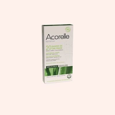 ACORELLE HAIR REMOVAL STRIPS FOR BIKINI & UNDERARMS x20