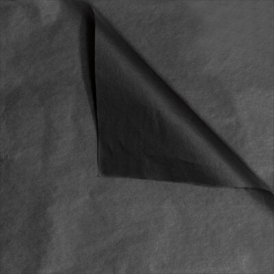 Seidenpapier - Schwarz - 240 Blatt