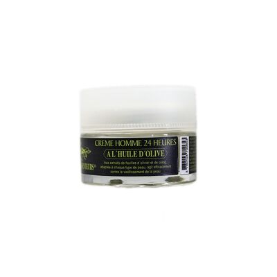 Crema Facial Hombre con Aceite de Oliva 50ml