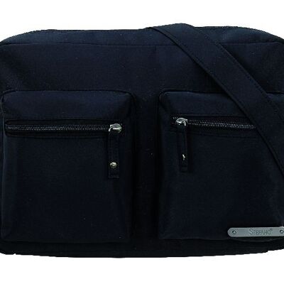Large microfiber bag with I-Pad compartment