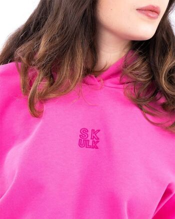 Sweat à capuche Basic SK Rose 4