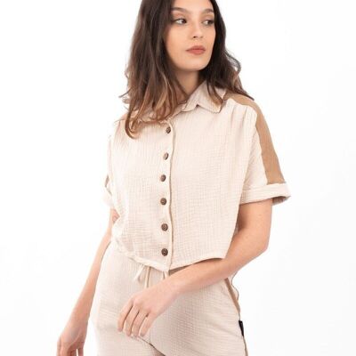 Camicia Meno Beige