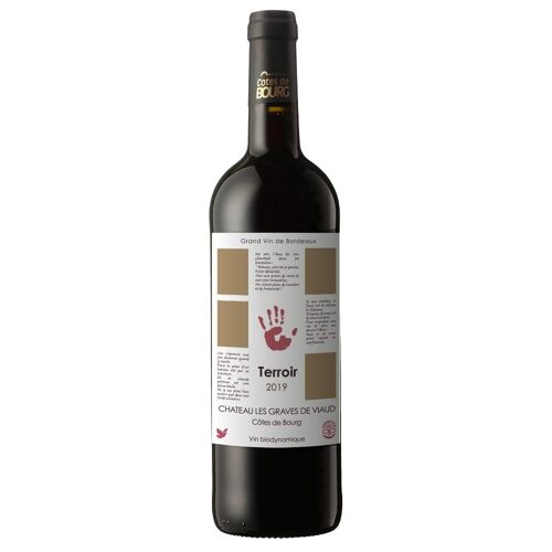 Château Les Graves de Viaud Terroir 2019, Bordeaux  Côtes de Bourg, Vin Bio / Demeter