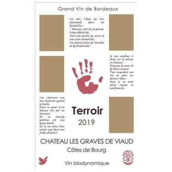 Château Les Graves de Viaud Terroir 2019, Bordeaux  Côtes de Bourg, Vin Bio / Demeter 2
