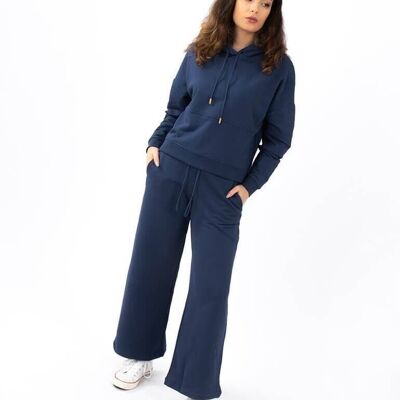 Pantalón Jogger Alto Azul Marino