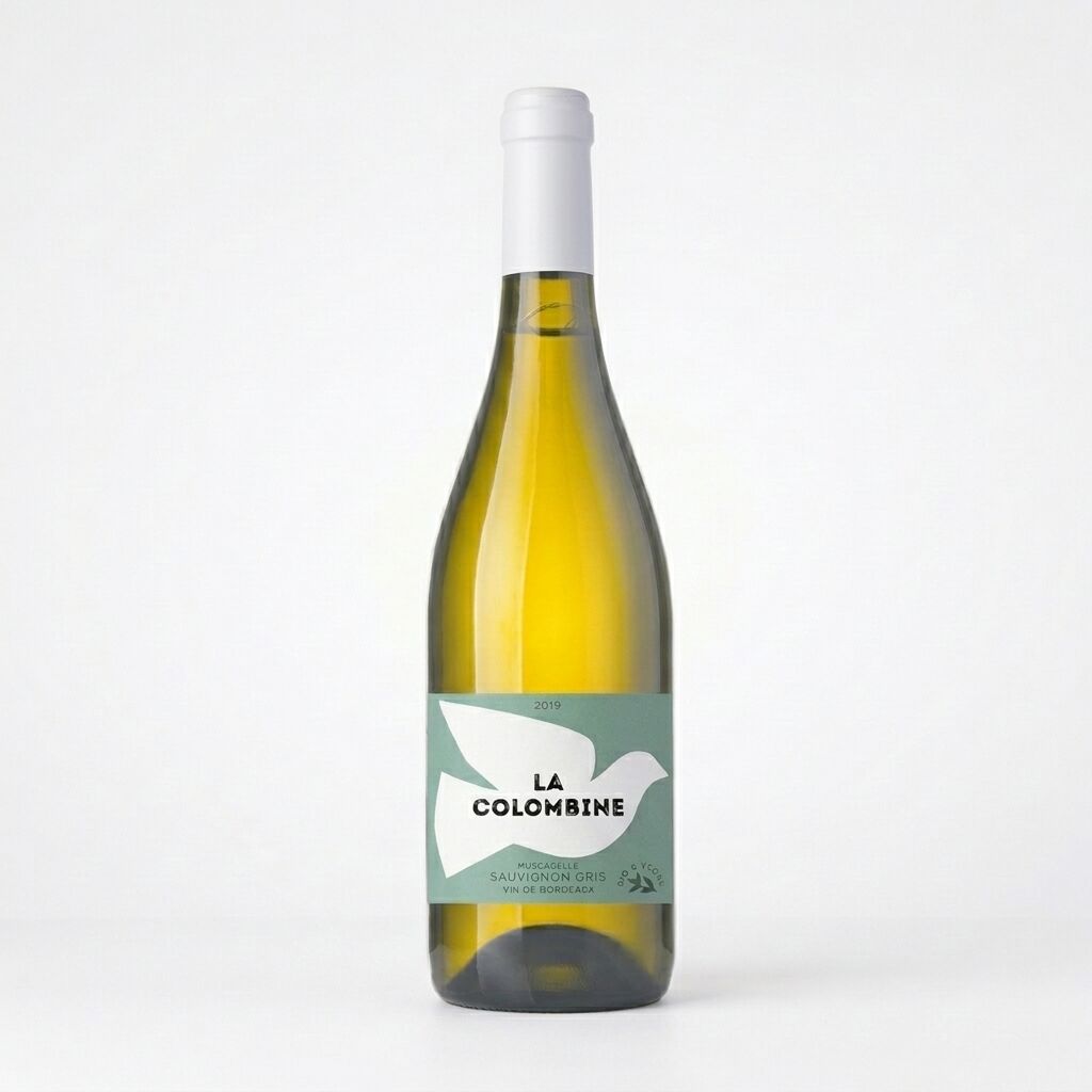 La Colombine, Muscadelle 2022, dry white wine, organic wine, Vin de France, Bordeaux