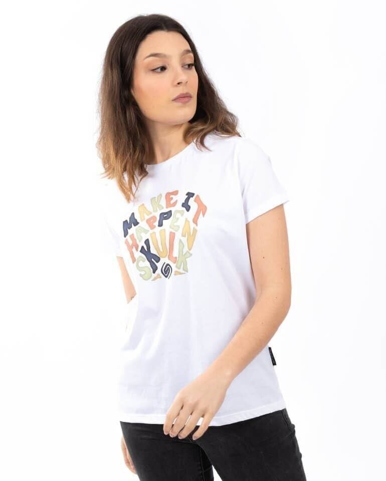 Maglietta accadono bianca