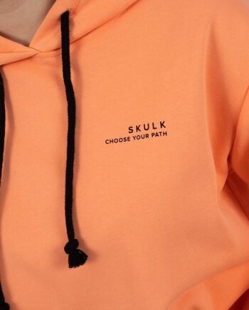 Sweat à capuche Basic Orange 3