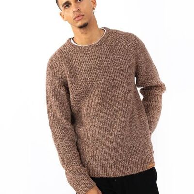 Pullover Basic Braun