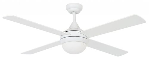 Lucci air - Airfusion Arlie II Deckenventilator mit Fernbedienung und Licht, Weiß