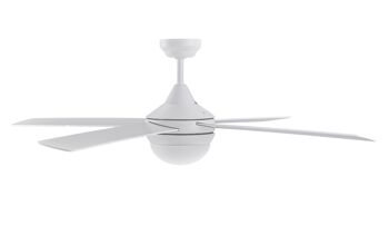 Lucci air - Ventilateur de plafond Airfusion Arlie II avec télécommande et éclairage, blanc 7