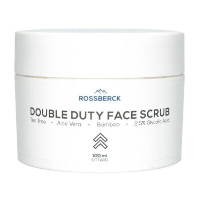Double Duty Face Scrub - gezichtsscrub voor mannen