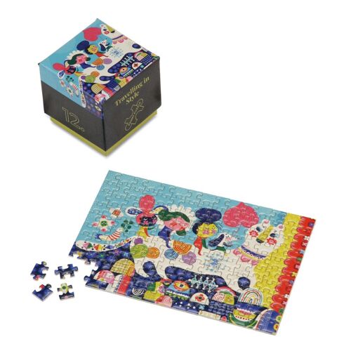 Travelling in Style, 150 pcs mini jigsaw puzzle for adults