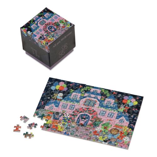 All are Welcome, 150 pcs mini jigsaw puzzle for adults