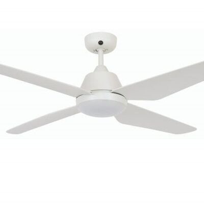 Lucci air - Airfusion Aria ceiling fan with remote control and LED light, white
