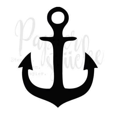 Anchor - 2 inch, rubber stamp only unmounted